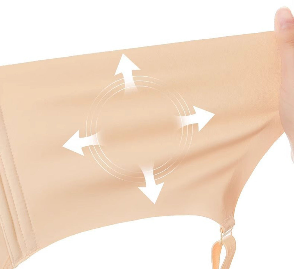 Breathable Mesh Back Full Coverage Wireless Bra Up to E cup