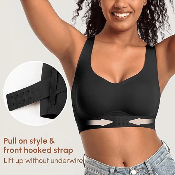 Sculpt Seamless Wireless Bra with Adjustable Support Band