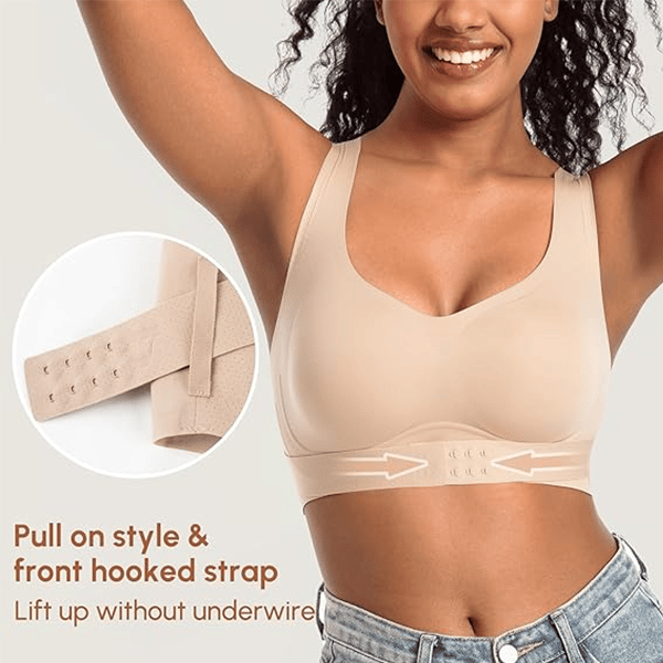 Sculpt Seamless Wireless Bra with Adjustable Support Band