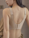Soft Wireless V-Neck Minimizer Bra Up to G cup