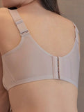 Elegant Fit Wireless Lace Minimizer Bra Up to D cup