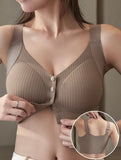 Front Closure Wireless Bra for Easy Wear Up to F cup