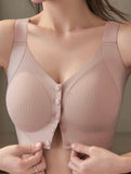 Front Closure Wireless Bra for Easy Wear Up to F cup