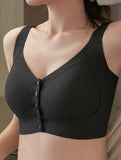 Front Closure Wireless Bra for Easy Wear Up to F cup