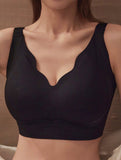 Scalloped Seamless Wireless Bra Up to F cup