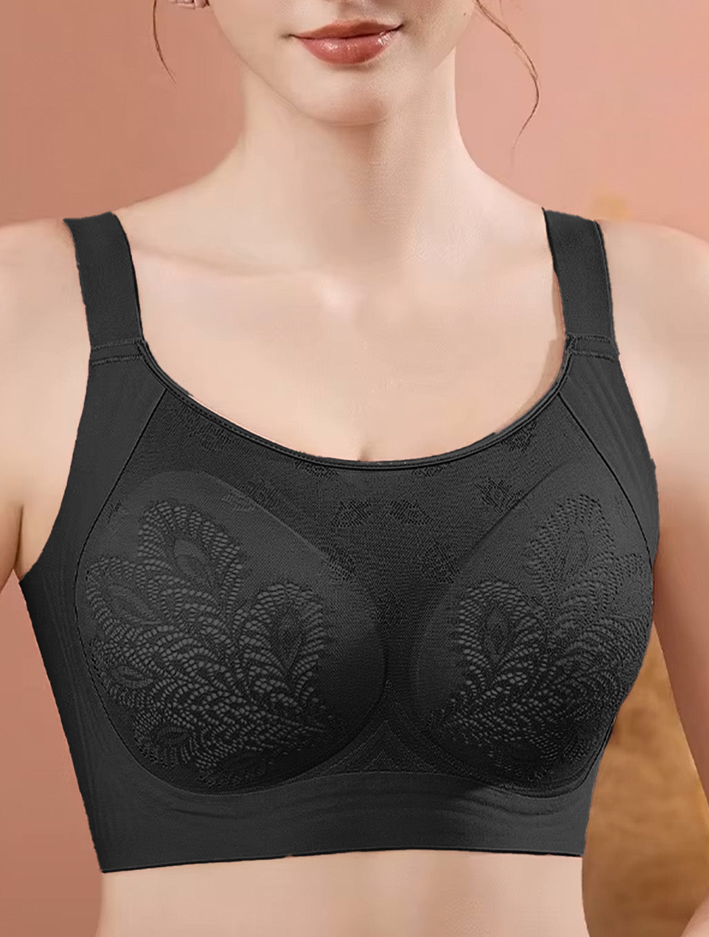 Soft Support Wireless Seamless Lift Bra Up to F cup
