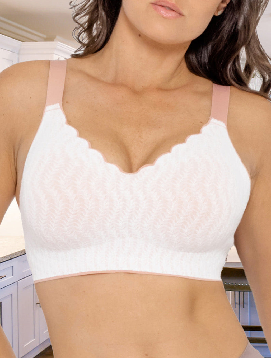 Supportive Seamless Wireless Bra Up to DD Cup