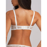 Scalloped Lace Plunge Push-Up Underwire Bra